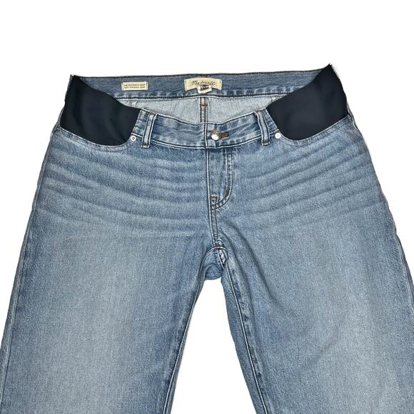 Madewell The Maternity Side-Panel Dean Easy Straight Jean Airy Denim size 29 - Picture 8 of 12